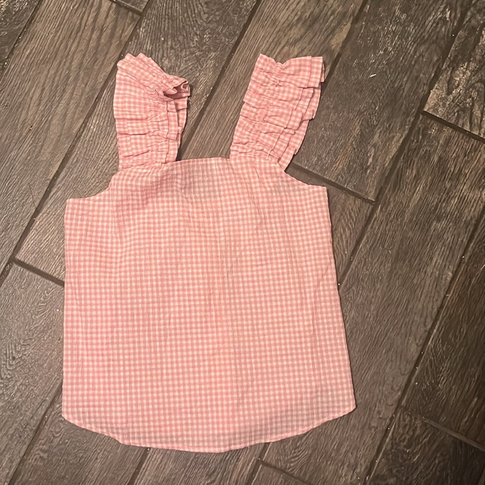 CAROLINE RUFFLE SLEEVELESS TOP - Picture 5 of 7
